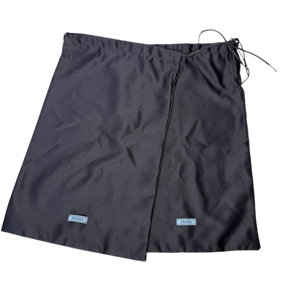PRADA Shoe Dust Bags‎ Set of 2 Drawstring Logo